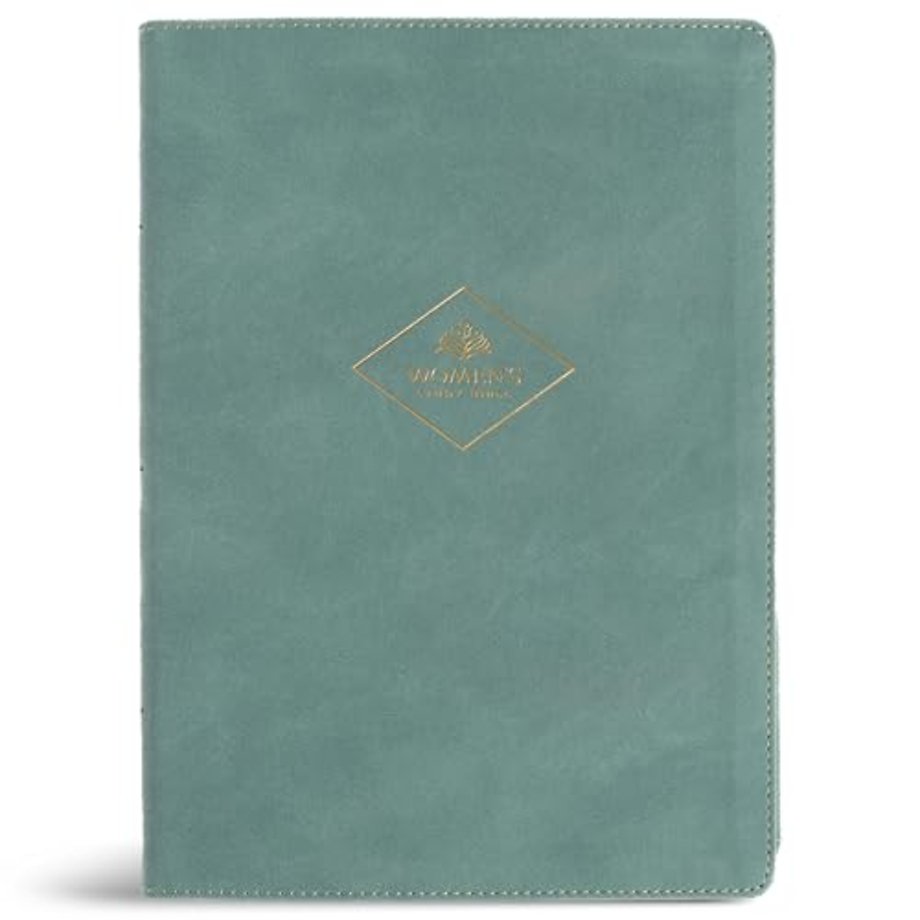 CSB Women's Study Bible, Earthen Teal Suedesoft