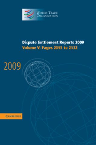 Dispute Settlement Reports 2009: Volume 5, Pages 2095-2532