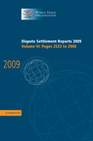 Dispute Settlement Reports 2009: Volume 6, Pages 2533-2908