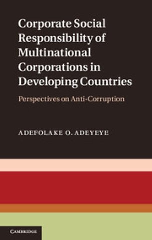 Corporate Social Responsibility of Multinational Corporations in Developing Countries