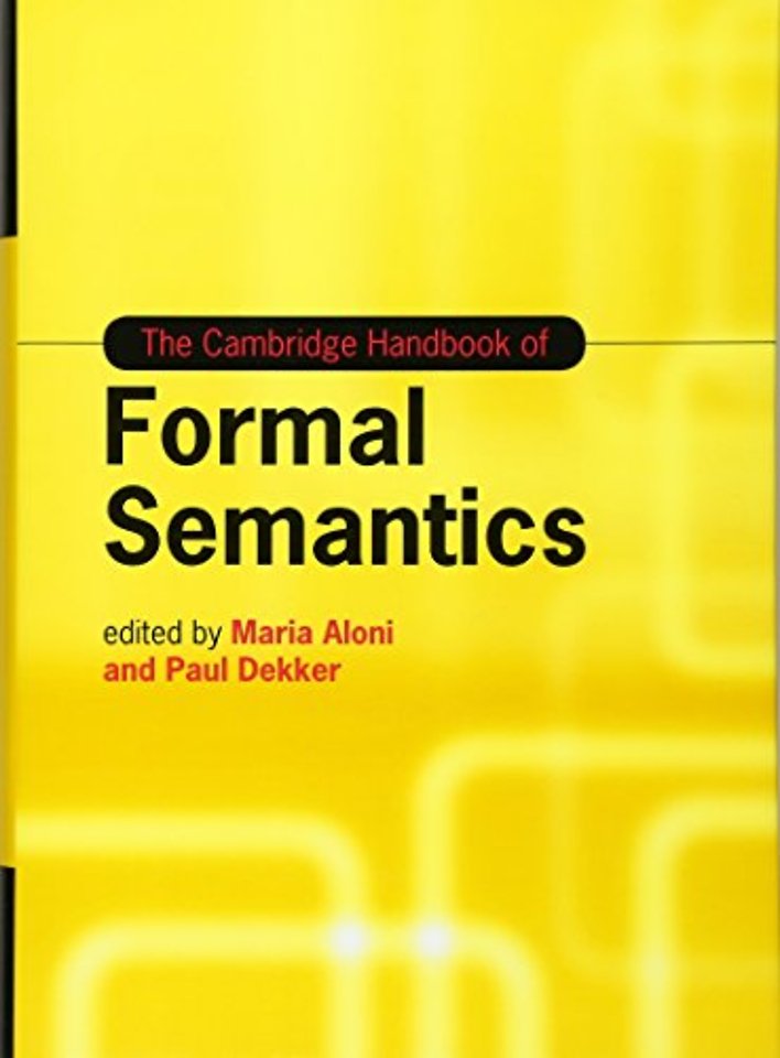 The Cambridge Handbook of Formal Semantics