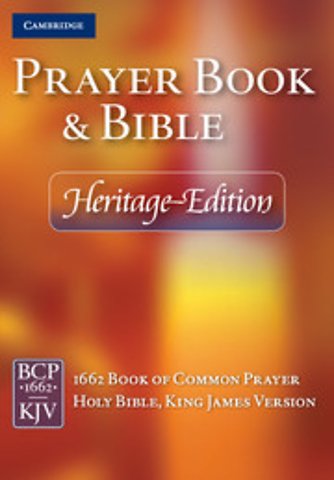 Heritage Edition Prayer Book and Bible, Black Calf Split Leather, CPKJ424