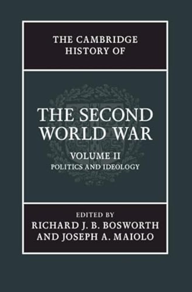 The Cambridge History of the Second World War
