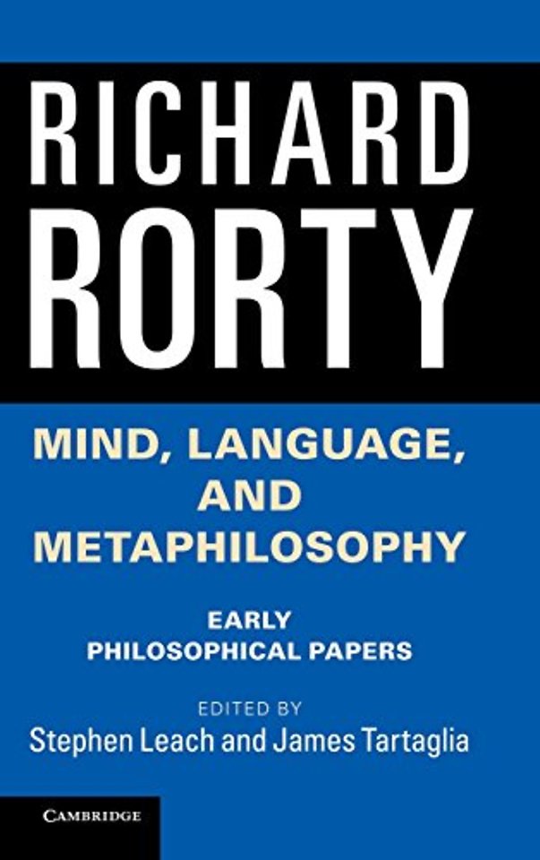 Mind, Language, and Metaphilosophy