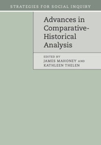 Advances in Comparative-Historical Analysis