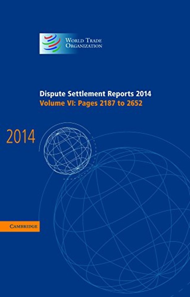 Dispute Settlement Reports 2014: Volume 6, Pages 2187–2652