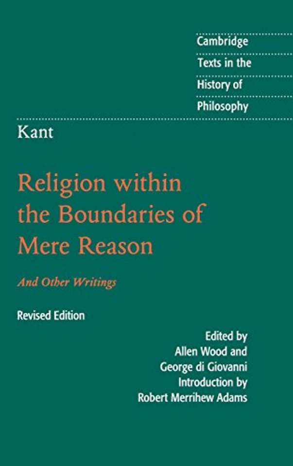 Kant: Religion within the Boundaries of Mere Reason