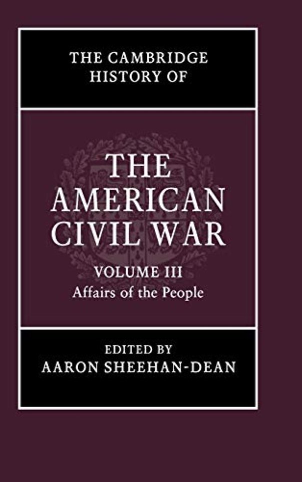 The Cambridge History of the American Civil War: Volume 3, Affairs of the People
