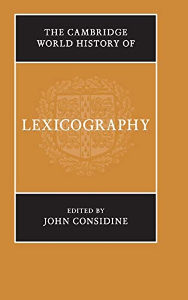 The Cambridge World History of Lexicography