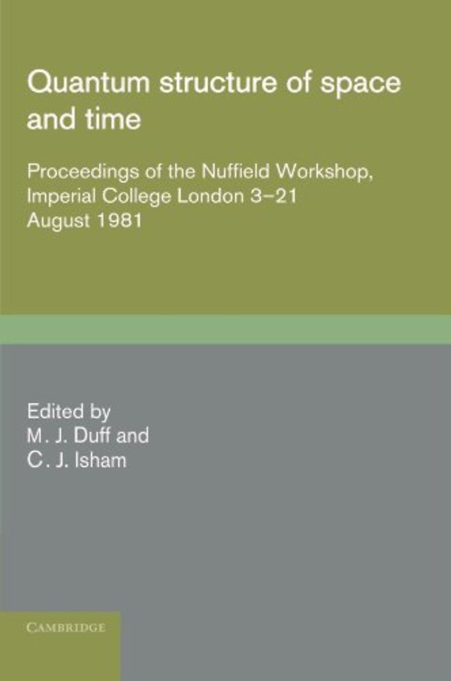 Quantum Structure of Space and Time