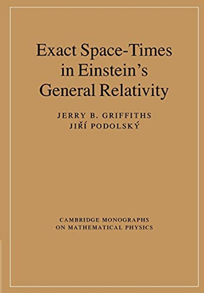 Exact Space-Times in Einstein's General Relativity