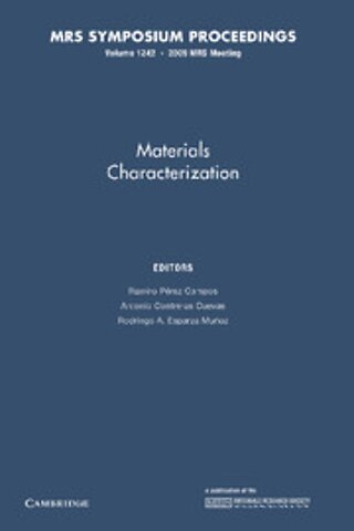 Materials Characterization: Volume 1242
