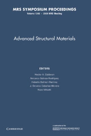 Advanced Structural Materials: Volume 1243