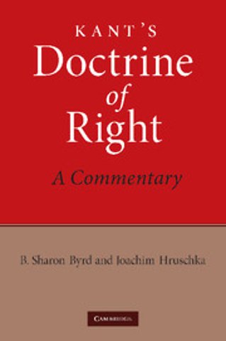 Kant's Doctrine of Right