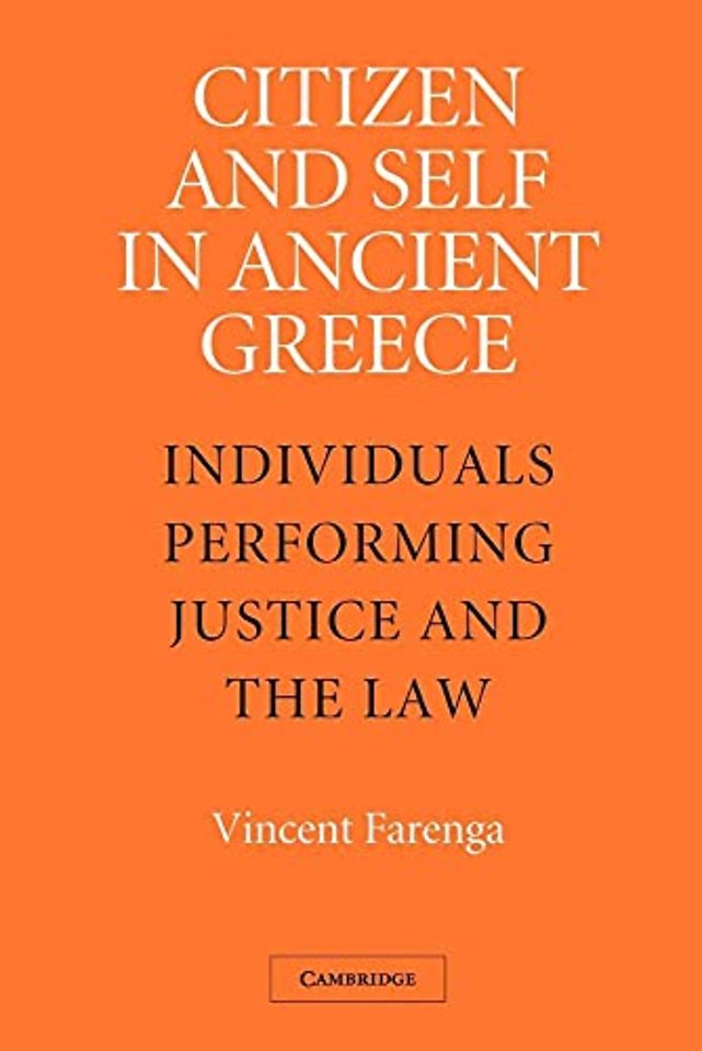 Citizen and Self in Ancient Greece