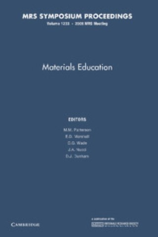 Materials Education: Volume 1233
