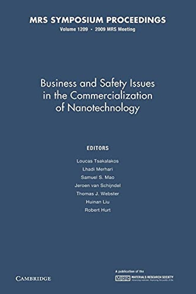 Business and Safety Issues in the Commercialization of Nanotechnology: Volume 1209