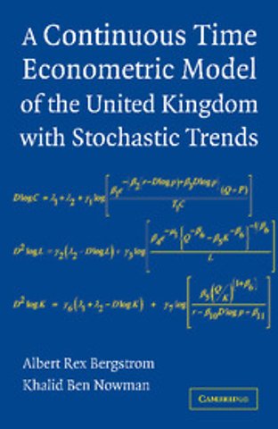 A Continuous Time Econometric Model of the United Kingdom with Stochastic Trends