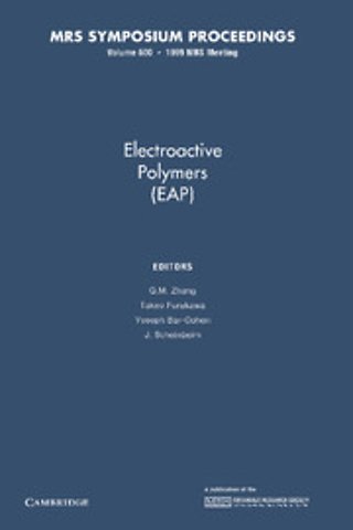 Electroactive Polymers (EAP): Volume 600