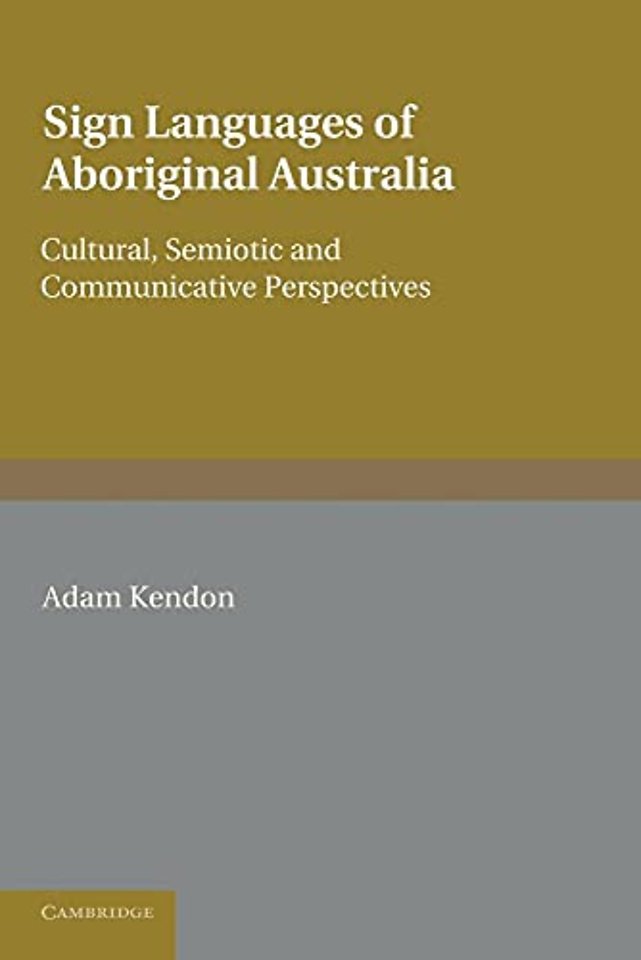 Sign Languages of Aboriginal Australia