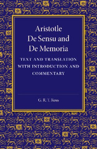 De sensu and De memoria