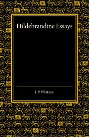 Hildebrandine Essays