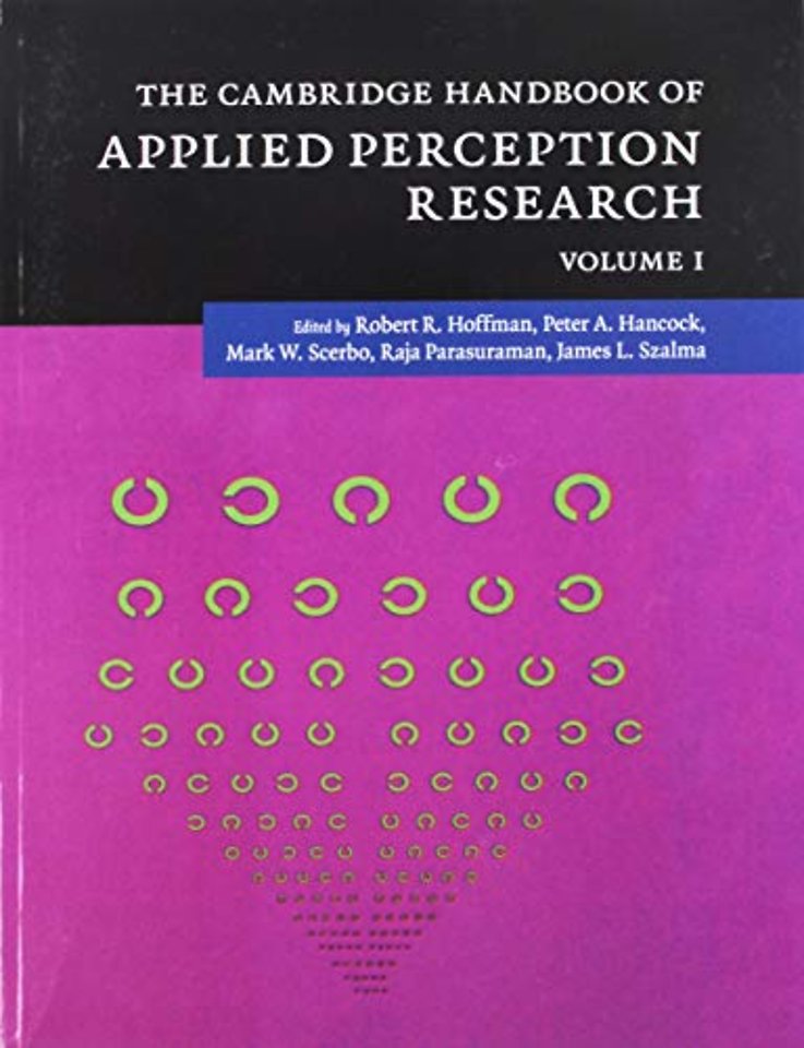 The Cambridge Handbook of Applied Perception Research 2 Volume Paperback Set