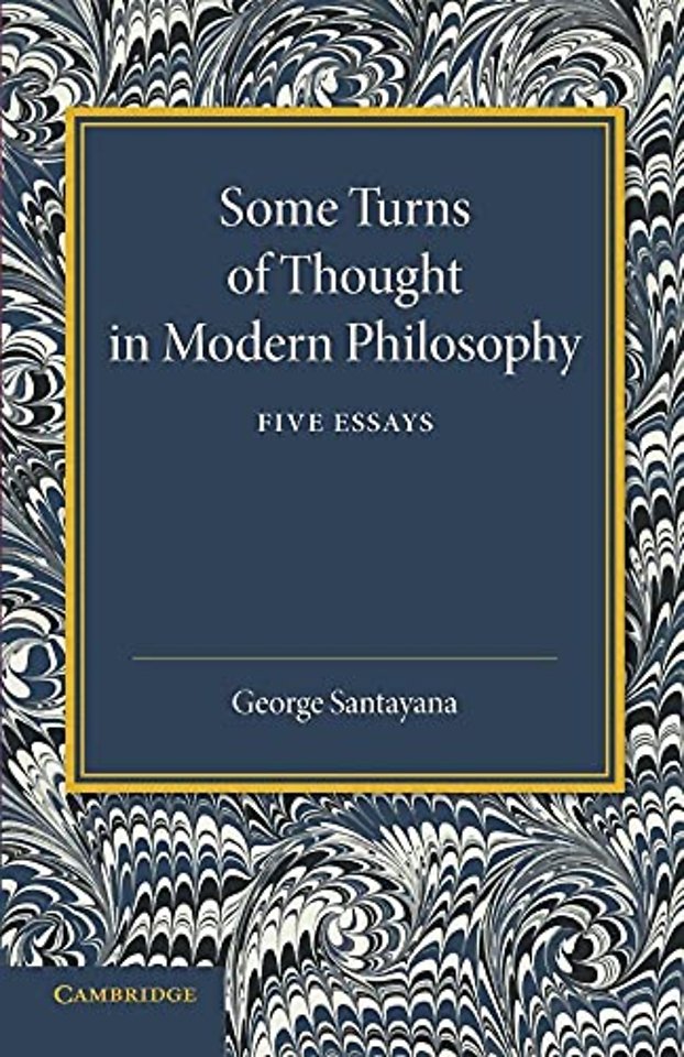 Some Turns of Thought in Modern Philosophy