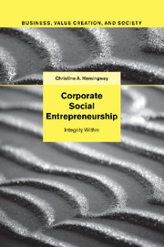 Corporate Social Entrepreneurship