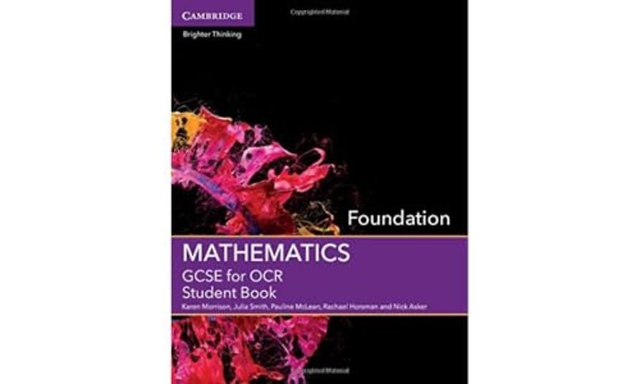 GCSE Mathematics for OCR Foundation Student Book