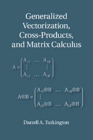 Generalized Vectorization, Cross-Products, and Matrix Calculus
