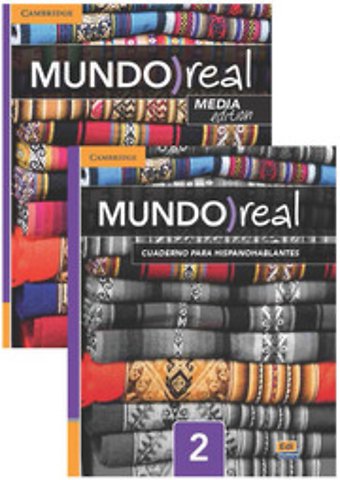 Mundo Real Media Edition Level 2 Student's Book plus ELEteca Access and Heritage Learner's Workbook (1-Year Access)