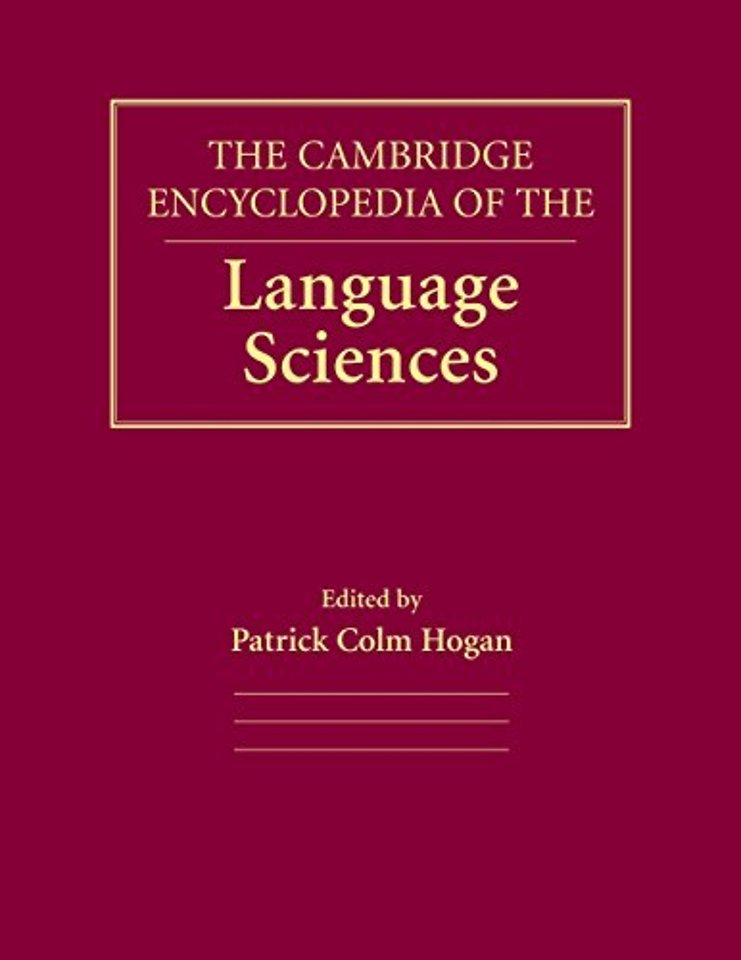 The Cambridge Encyclopedia of the Language Sciences