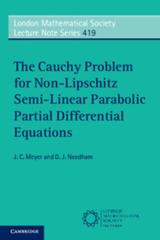 The Cauchy Problem for Non-Lipschitz Semi-Linear Parabolic Partial Differential Equations