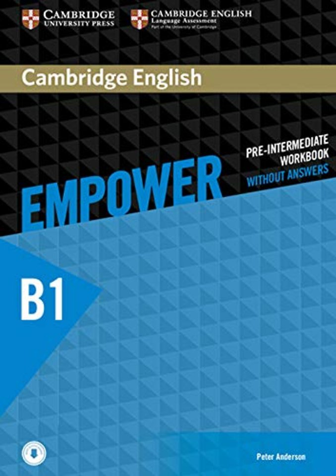 Cambridge English Empower Pre-intermediate Workbook without Answers with Downloadable Audio