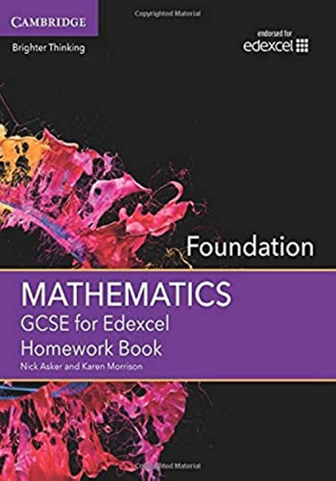 GCSE Mathematics for Edexcel Foundation Homework Book
