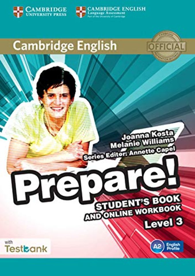 Cambridge English Prepare! Level 3 Student's Book and Online Workbook with Testbank