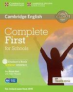 Complete First for Schools Student's Book without Answers with CD-ROM with Testbank Complete First for Schools Student's Book without Answers with CD-ROM with Testbank