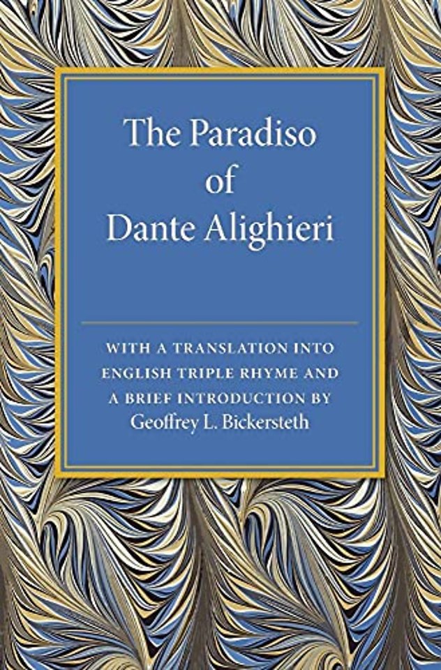 The Paradiso of Dante Alighieri