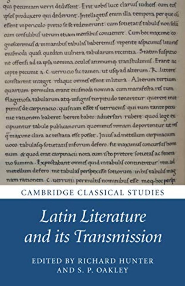 Latin Literature and its Transmission