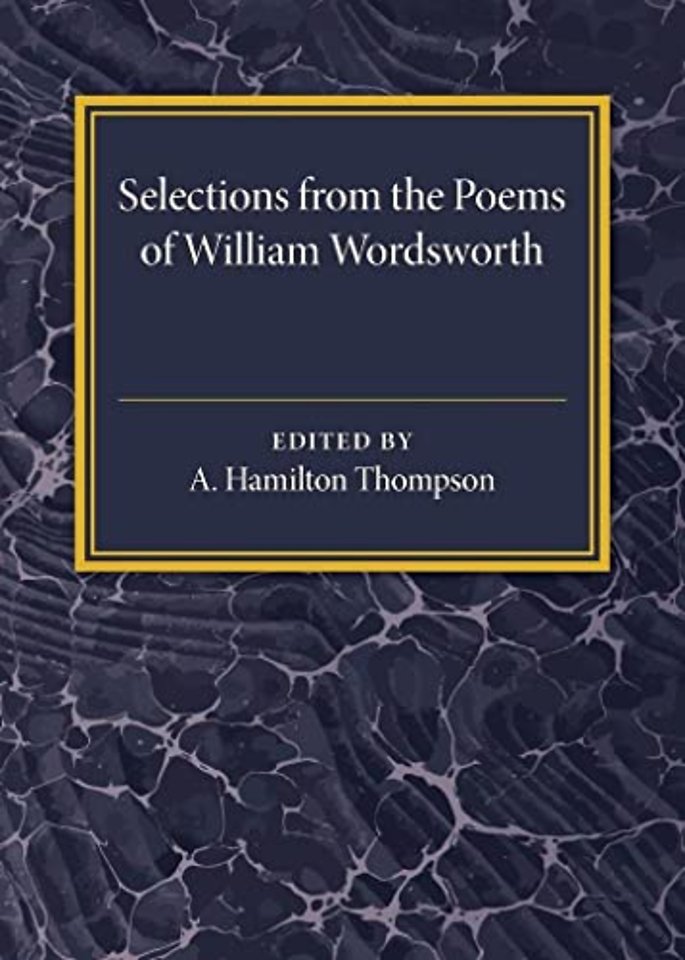 Selections from the Poems of William Wordsworth