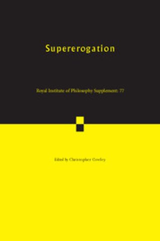 Supererogation