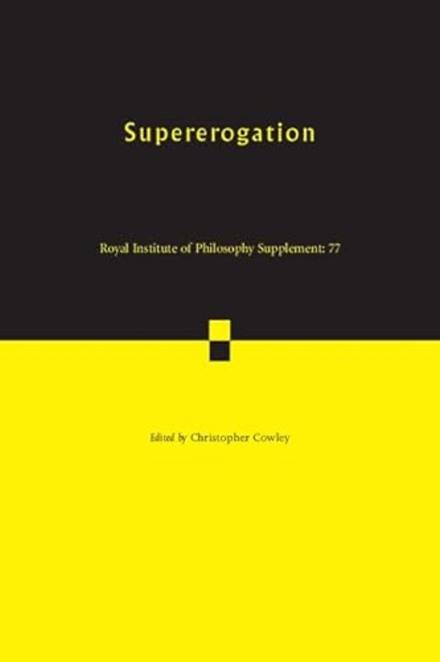 Supererogation