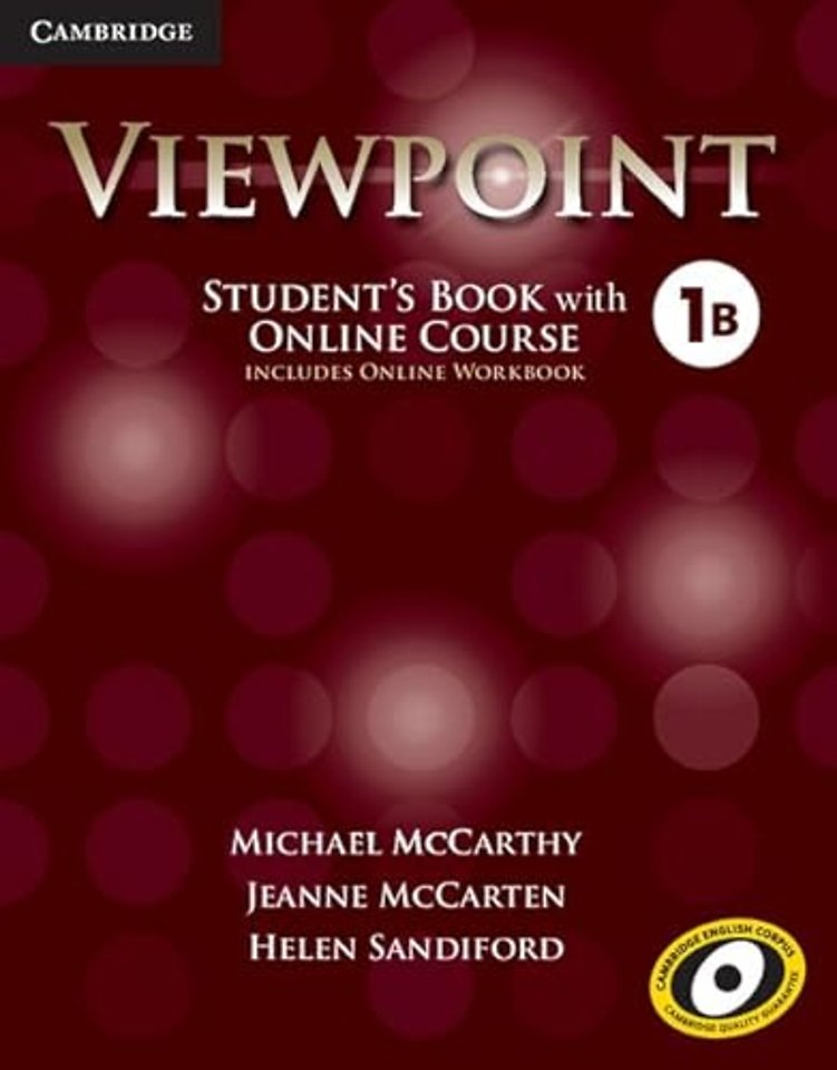 Viewpoint Level 1 Student's Book with Online Course B (Includes Online Workbook)