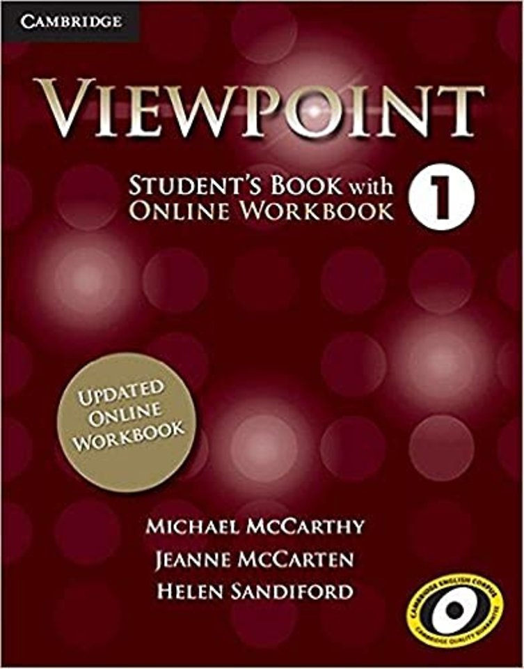 Viewpoint Level 1 Student's Book with Updated Online Workbook