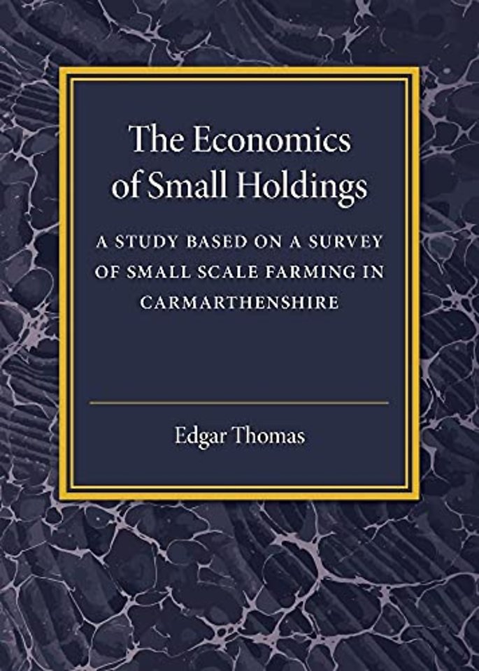 The Economics of Small Holdings