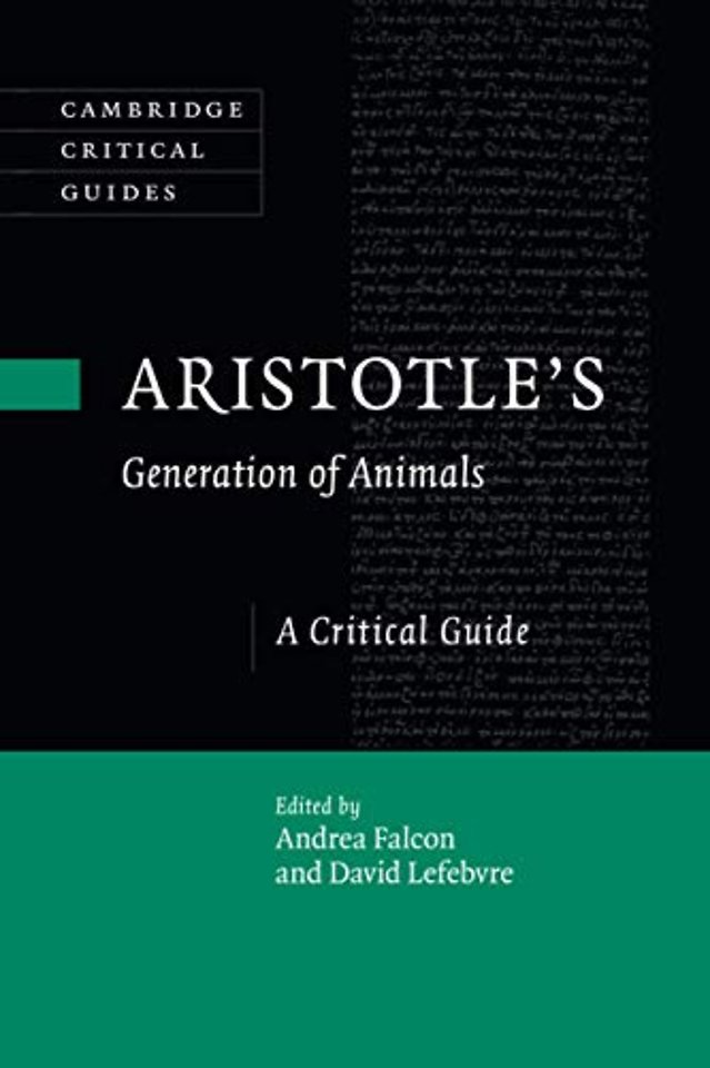 Aristotle's Generation of Animals