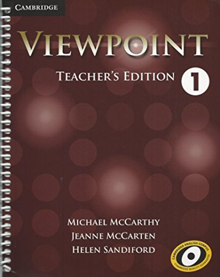Viewpoint Level 1 Teacher's Edition with Assessment Audio CD/CD-ROM