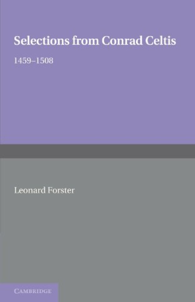 Selections from Conrad Celtis