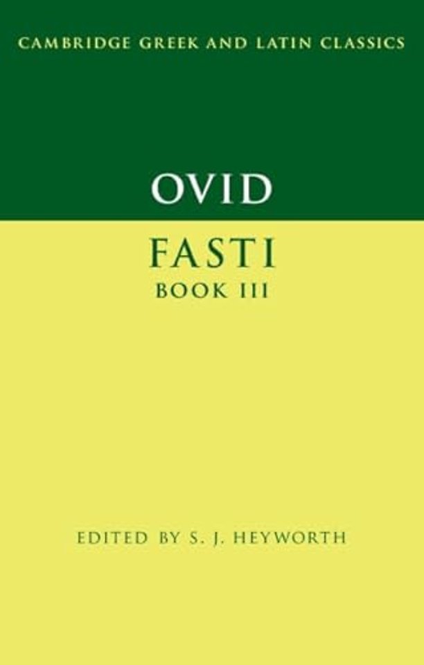 Ovid: Fasti Book 3